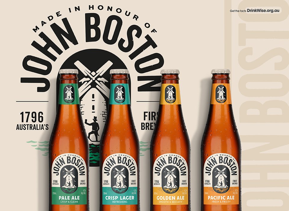 Buy John Boston Beer & Pale Ale Can Online Lowest Price in Australia Dan Murphy's